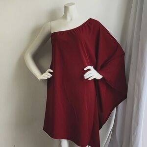 NWOT Deep Red off the shoulder dress